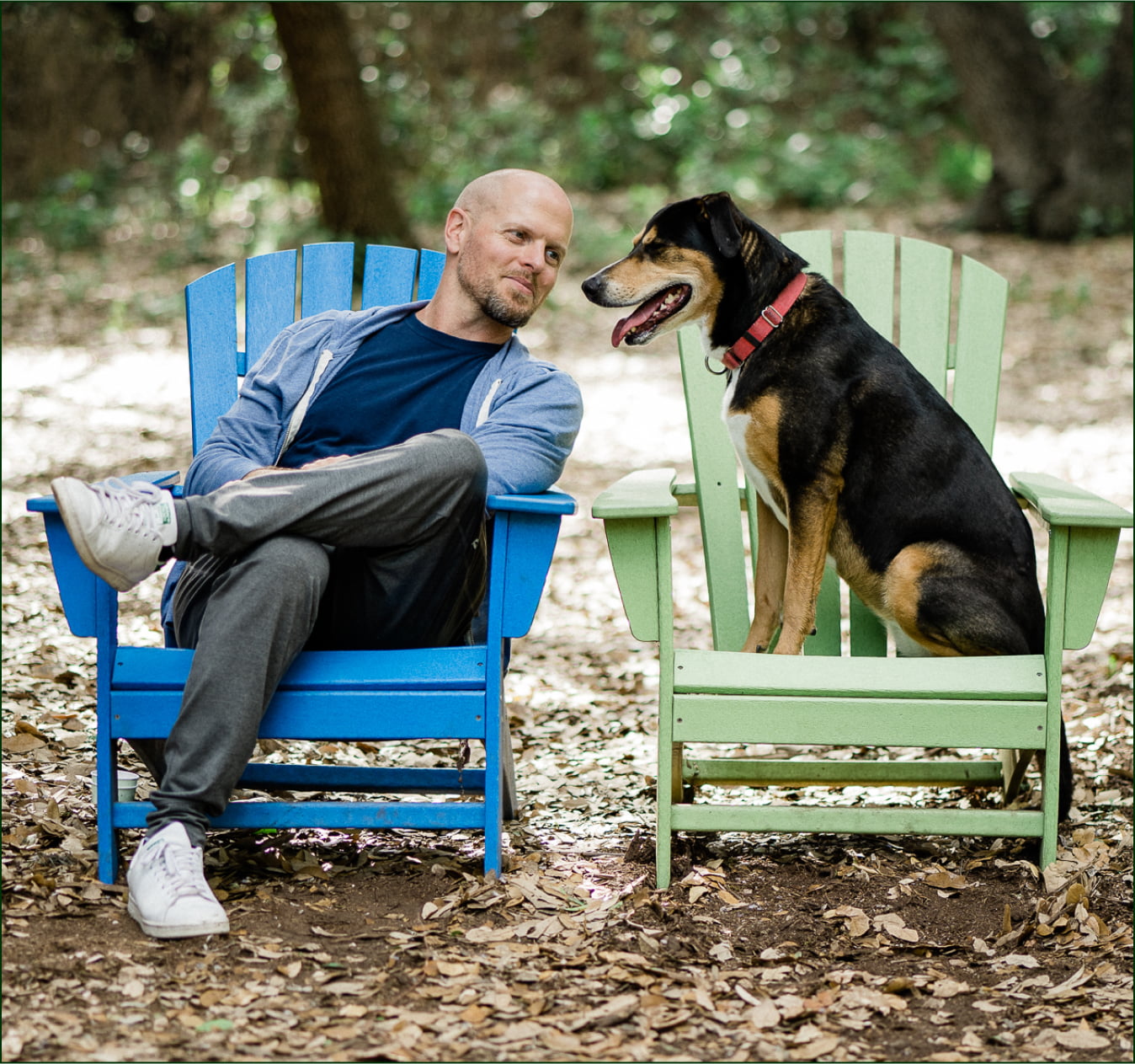 Tim Ferriss with dog Molly